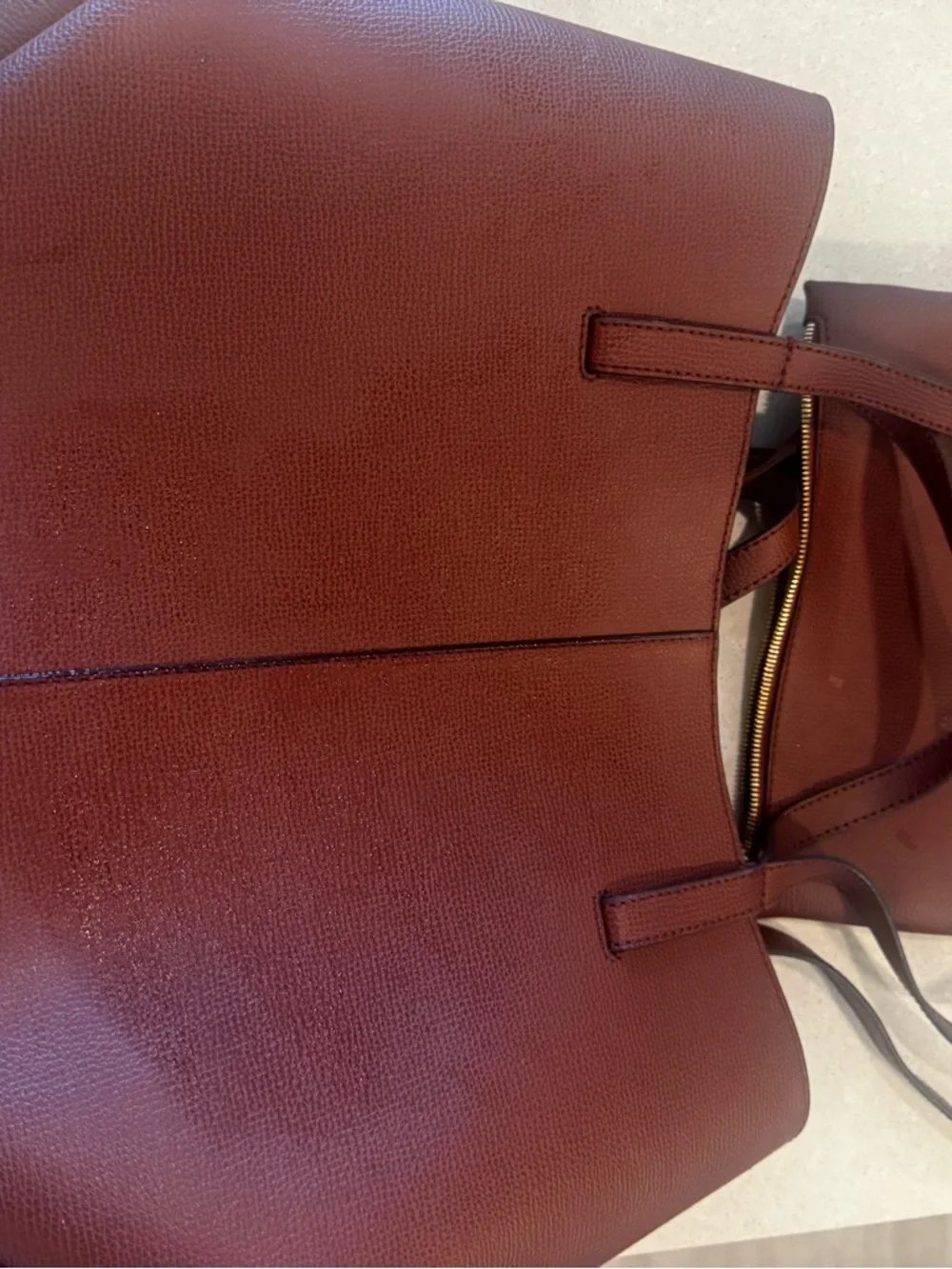 Polene CYME brown Leather Shoulder Bag - Picture 1 of 10